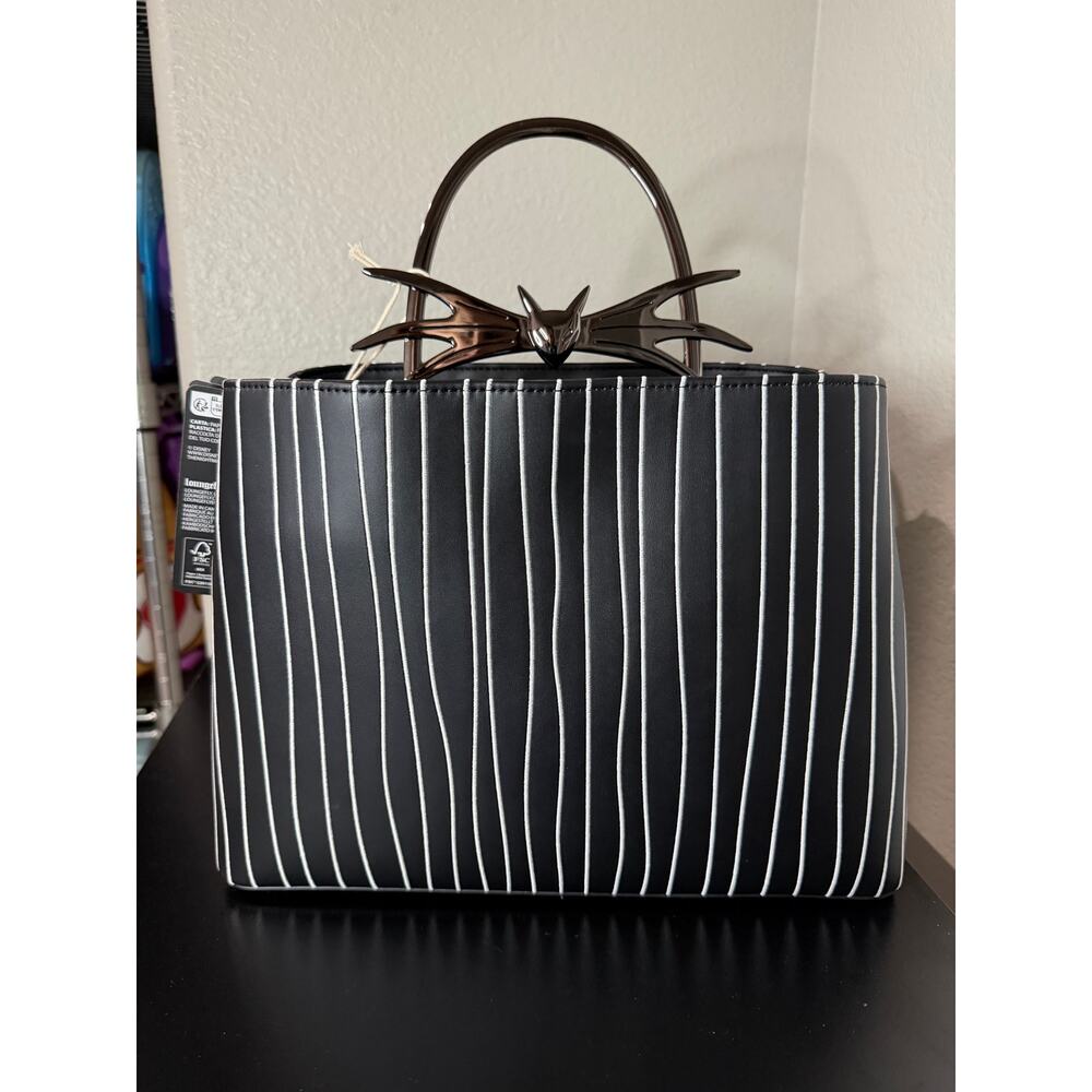LOUNGELY Nightmare Before Christmas Jack Crossbody Purse GITD NWT